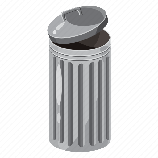 Basket, bin, can, cartoon, dump, dustbin, trash icon - Download on Iconfinder