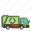 ecology, garbage truck, green, nature, recycle 