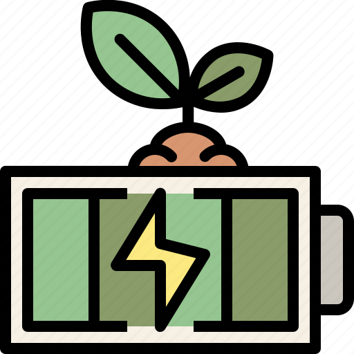 Battery, charging, eco, ecology, energy, environment, green icon - Download on Iconfinder