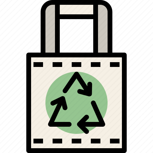 Bag, eco, ecology, go green, recycle, save the earth, shopping icon - Download on Iconfinder