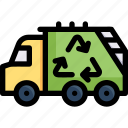 eco, ecology, energy, garbage truck, nature, recycling, trash