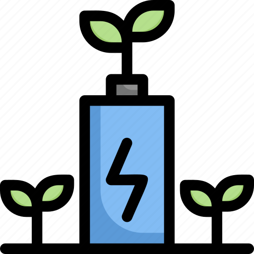 Battery, eco, ecology, electric, energy, green energy, nature icon - Download on Iconfinder