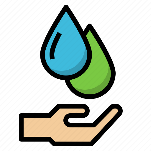 Conservation, drop, ecology, hand, nature icon - Download on Iconfinder