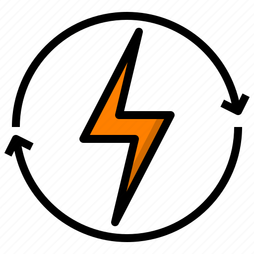 Electric, energy, power, recycle, thunder icon - Download on Iconfinder