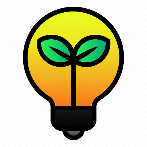 Ecology, energy, green, lamp, leaf, light icon - Download on Iconfinder