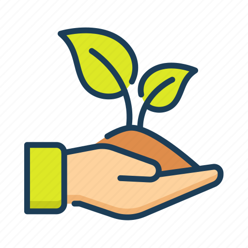 Save, nature, hand, plant, environment, go, green icon - Download on Iconfinder