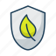 ecology, environment, protection, shield, leaf, save 