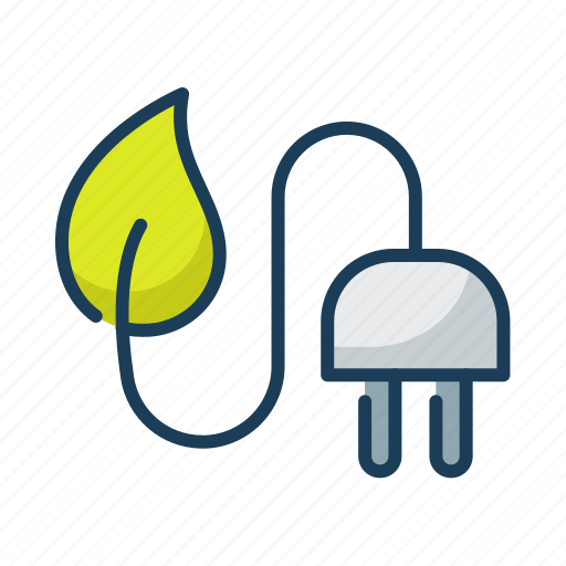 Eco, electric, power, energy, green, sustainable, leaf icon - Download on Iconfinder