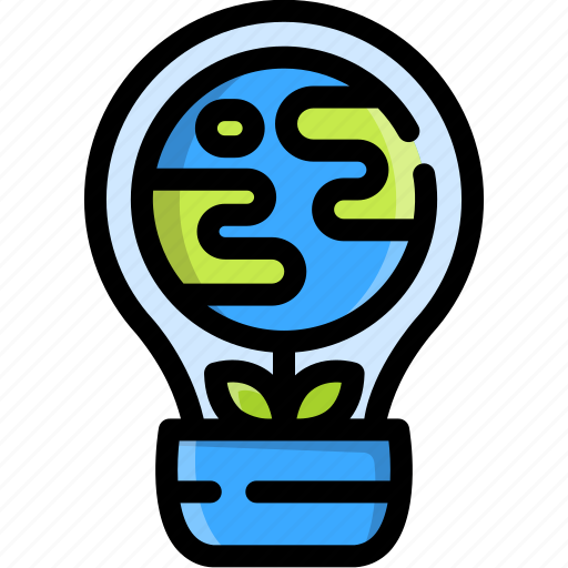 Green energy, light bulb, ecology, earth, power, lightbulb, energy icon - Download on Iconfinder