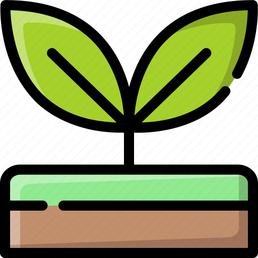 Leaf, sprout, growth, ecology, plant, spring, garden icon - Download on Iconfinder