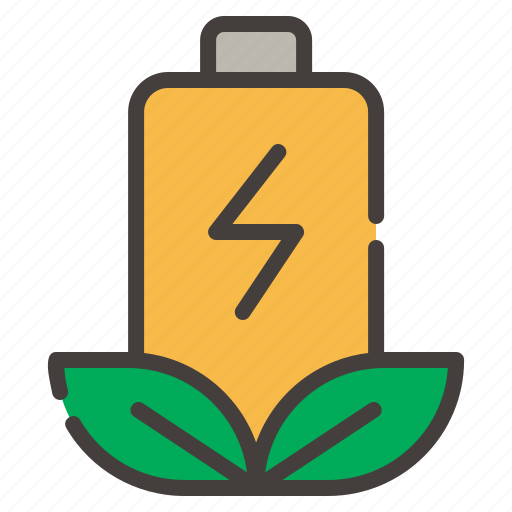 Battery, free, energy, power, charge, green, nature icon - Download on Iconfinder