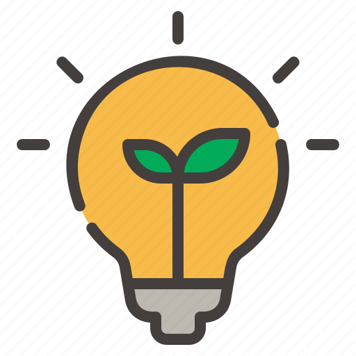 Eco, light, bulb, lamp, ecology, green, energy icon - Download on Iconfinder