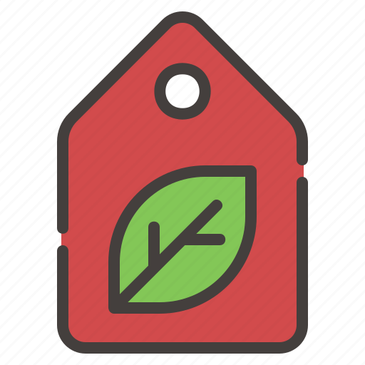 Eco, tag, label, green, leaf, organic, nature icon - Download on Iconfinder