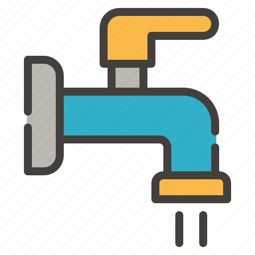 Faucet, water, tap, sink, drop, droplet, plumbing icon - Download on Iconfinder