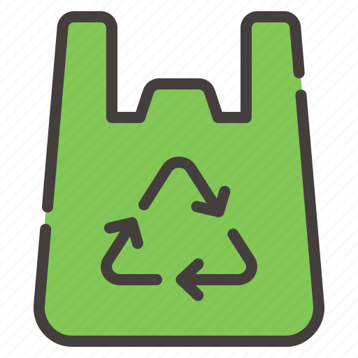 Plastic, bag, environment, ecology, recycle, shopping bag, eco icon - Download on Iconfinder