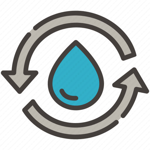 Water, cycle, environment, circulation, drop, eco, nature icon - Download on Iconfinder