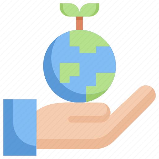 Earth, eco, ecology, energy, hand, nature, save earth icon - Download on Iconfinder