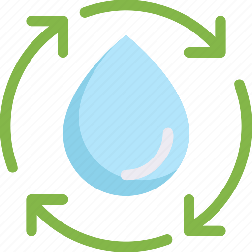Drop, eco, ecology, energy, nature, recycle, water cycle icon - Download on Iconfinder