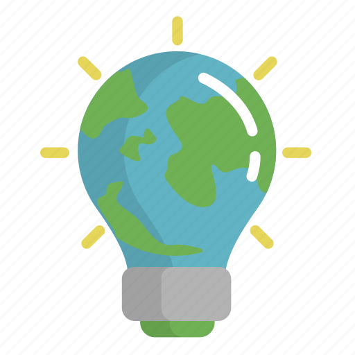 Earth, ecology, energy, green, light earth icon - Download on Iconfinder