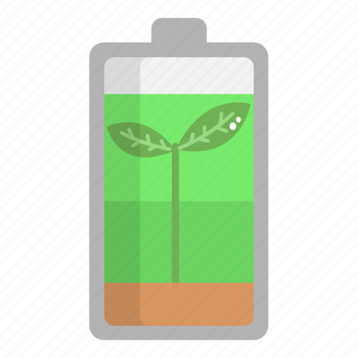 Battery, charge, ecology, energy, green icon - Download on Iconfinder