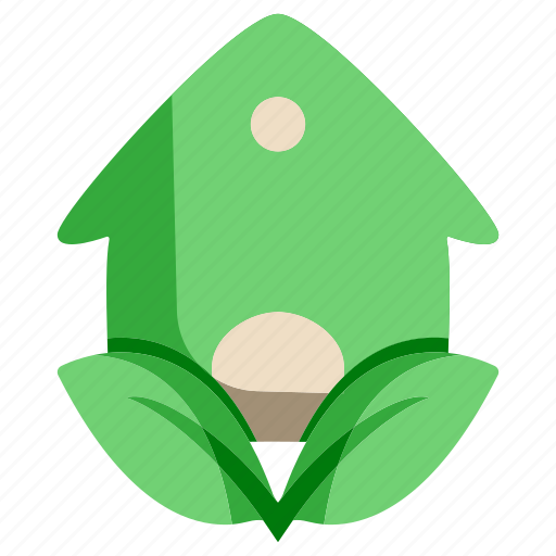 Ecology, environment, home, house, leaves, nature, property icon - Download on Iconfinder