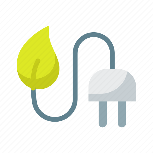 Eco, electric, power, energy, green, sustainable, leaf icon - Download on Iconfinder