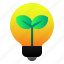 ecology, energy, green, lamp, leaf, light 