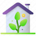 house, green house, eco, farming
