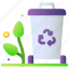 waste, wastebin, dustbin, trash bin, recycle bin, eco 