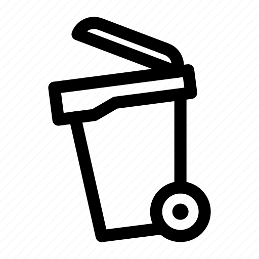 Dustbin, trash, ecology, recycle, waste, can icon - Download on Iconfinder
