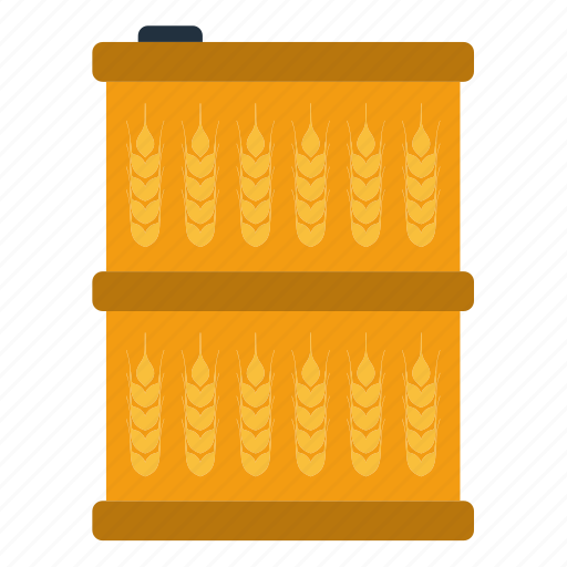 Barrel, ecology, nature, wheat, corp, fuel, oil icon - Download on Iconfinder