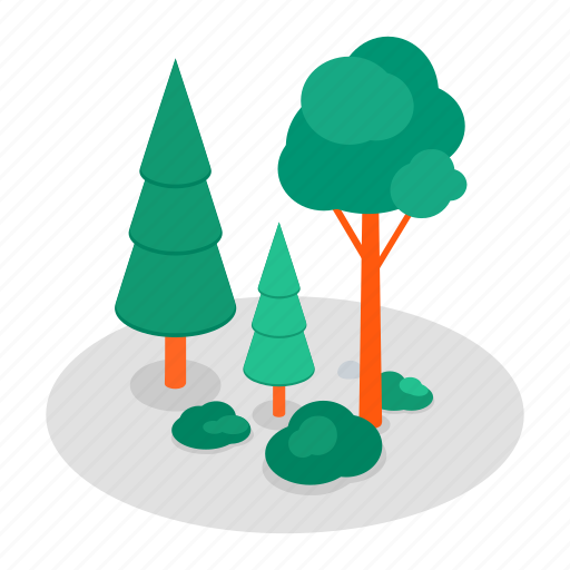 Trees, forest, wood, green icon - Download on Iconfinder
