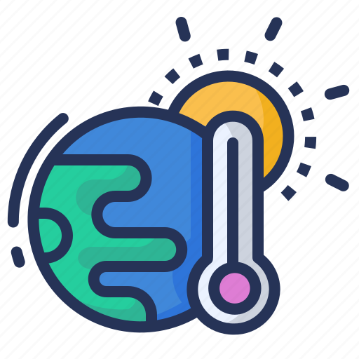 Ecology, global warming, planet, temperature icon - Download on Iconfinder