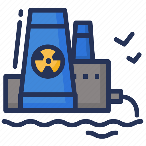 Nuclear, plant, pollution, power icon - Download on Iconfinder