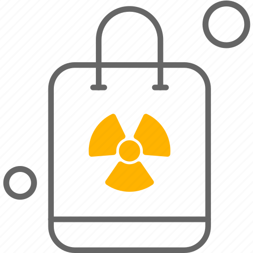 Ecology, radiation, bag icon - Download on Iconfinder