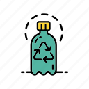 bottle recycling, ecology, environment, green, plastic, reuse