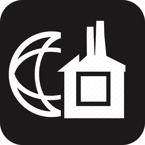 Ecological, ecology, energy, green, power, earth, factory icon - Download on Iconfinder