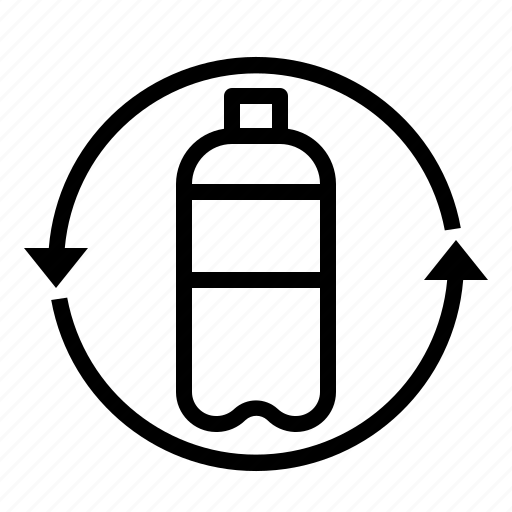 Bottle, ecology, enviroment, plastic, recycle, reuse icon - Download on Iconfinder