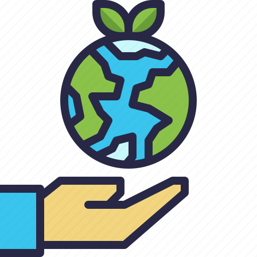 Ecology, environment, plant, care, save earth icon - Download on Iconfinder