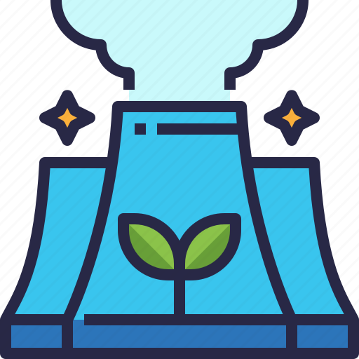 Ecology, green, power, nuclear, renewable energy icon - Download on Iconfinder