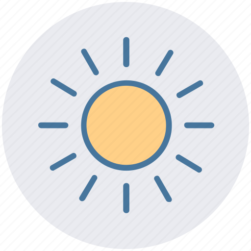 Brightness, shining sun, sun, sunny day, sunshine, weather icon - Download on Iconfinder