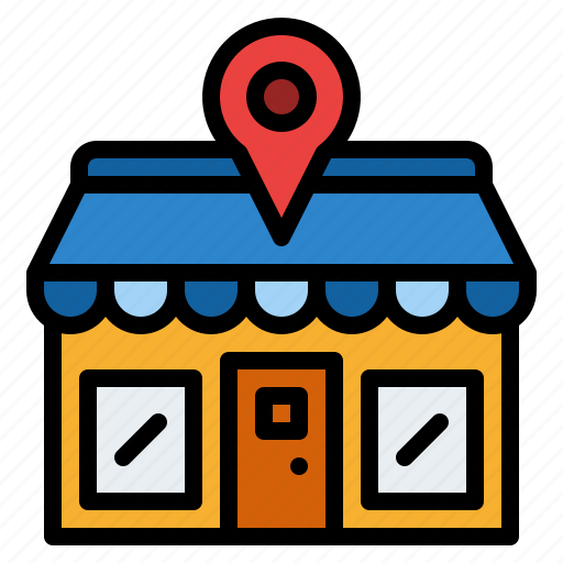 Address, ecommerce, location, store icon - Download on Iconfinder