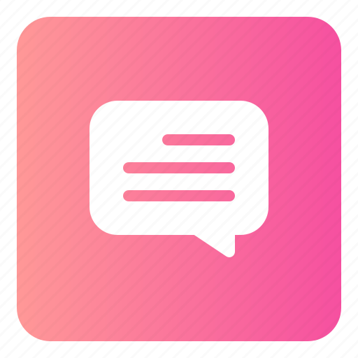 Bubble, chat, comment, communication, interface, message icon - Download on Iconfinder