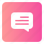 bubble, chat, comment, communication, interface, message 