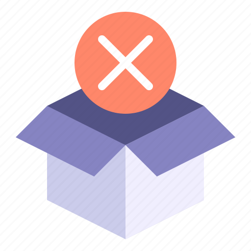 Empty, box, ecommerce, package, out of stock icon - Download on Iconfinder