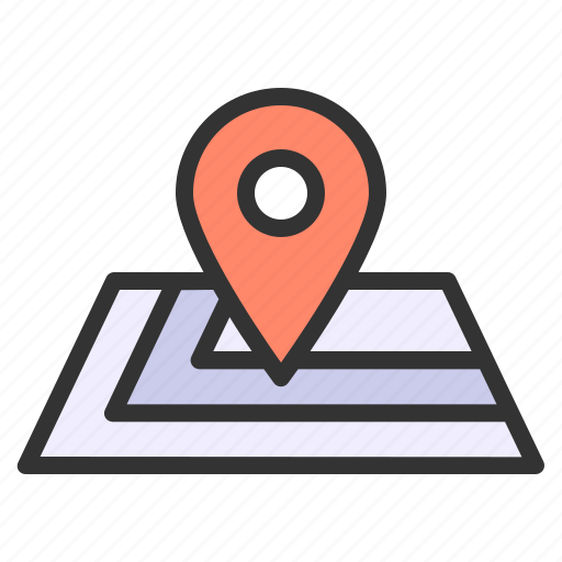 Location, marker, delivery, map, shipping, ecommerce icon - Download on Iconfinder