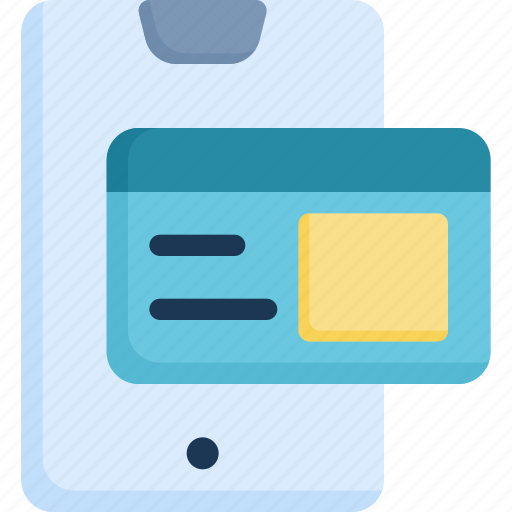 Online, payment, smartphone, credit card icon - Download on Iconfinder