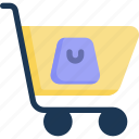shopping, cart, commerce, bag