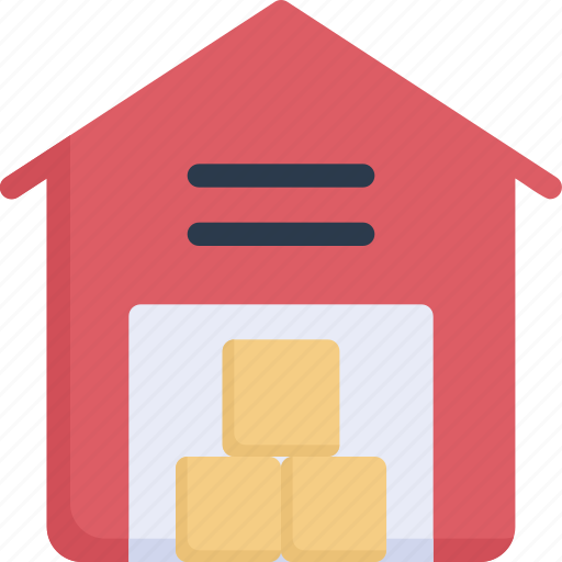 Warehouse, building, package, storage icon - Download on Iconfinder