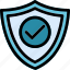 shield, protection, security, verified 